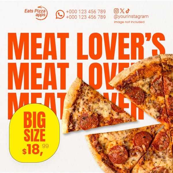 Meat Lovers Instagram Post Templates