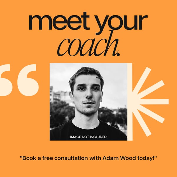 Meet Your Coach Fitness Coach Instagram Post