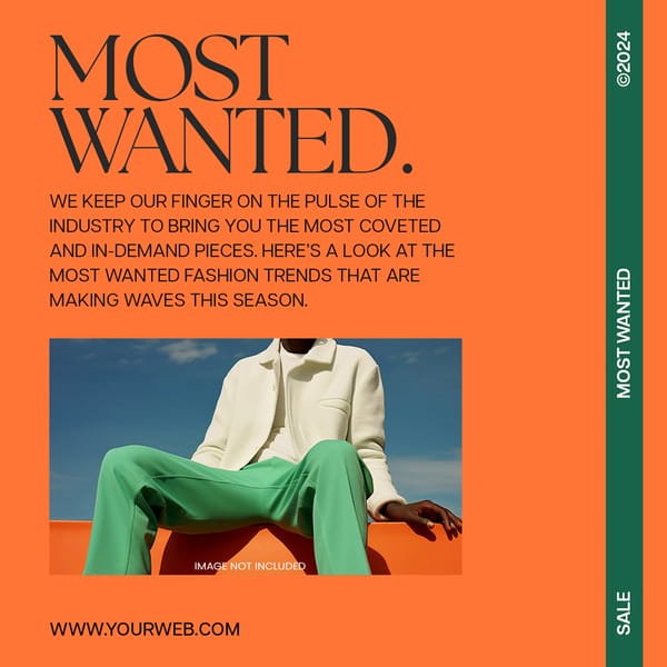 Most Wantred Orange Glow Instagram Post