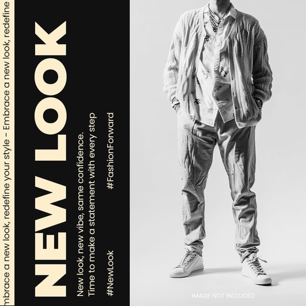 New Look Ethereal Noir Instagram Post