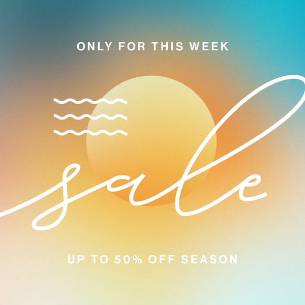 Only For This Week Sale Gradient Instagram Post
