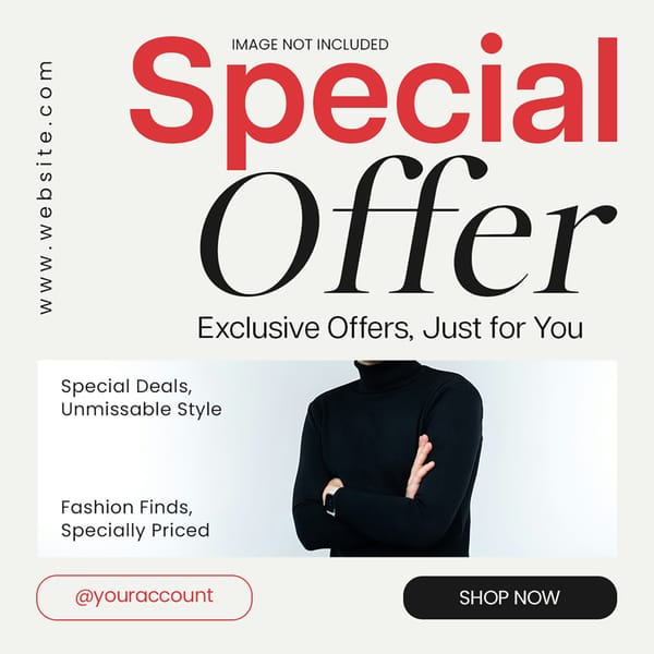 Special Offer Flameluxe Instagram Post