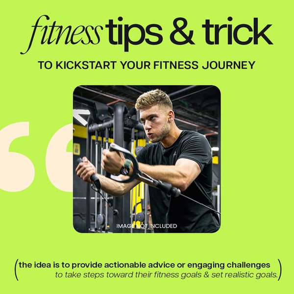 Tips & Trick Fitness Coach Instagram Post
