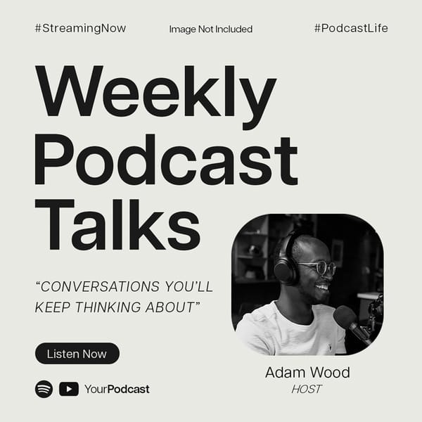 Weekly Podcast Talks Minica Podcast Instagram Post