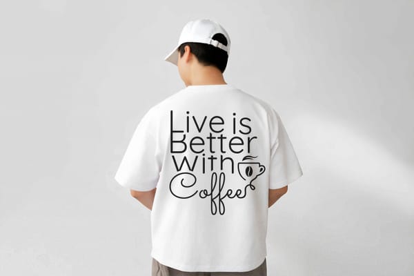 Clean Oversized T-Shirt Mockup